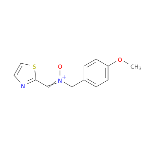 Benzenemethanamine, 4-methoxy-N-(2-thiazolylmethylene)-, N-oxide