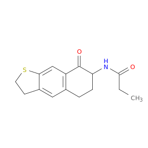 Propanamide, N-(2,3,5,6,7,8-hexahydro-8-oxonaphtho[2,3-b]thien-7-yl)-