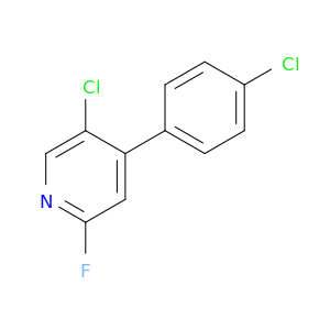 Pyridine, 5-chloro-4-(4-chlorophenyl)-2-fluoro-