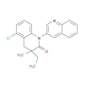 [1(2H),3'-Biquinolin]-2-one, 5-chloro-3-ethyl-3,4-dihydro-3-methyl-