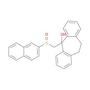 5-[(naphthalen-2-ylsulfinyl)methyl]-10,11-dihydro-5h-dibenzo[a,d][7]annulen-5-ol