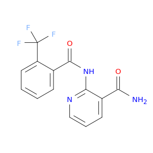 3-Pyridinecarboxamide, 2-[[2-(trifluoromethyl)benzoyl]amino]-