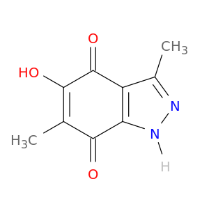 1H-Indazole-4,7-dione, 5-hydroxy-3,6-dimethyl-