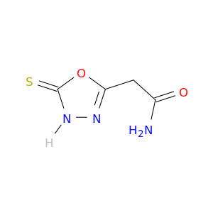 1,3,4-Oxadiazole-2-acetamide, 4,5-dihydro-5-thioxo-