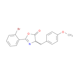 2-(2-溴苯基)-4-[(4-甲氧基苯基)亚甲基]-5(4H)-恶唑酮