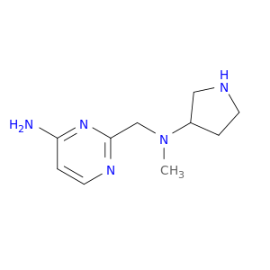 2-{[methyl(pyrrolidin-3-yl)amino]methyl}pyrimidin-4-amine
