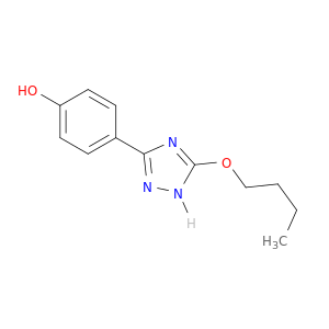 Phenol, 4-(5-butoxy-1H-1,2,4-triazol-3-yl)-