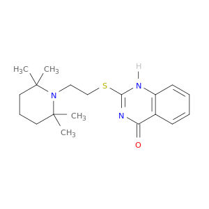 2-[2-(2,2,6,6-四甲基-1-哌啶基)乙基]硫代]-4(3H)-喹唑啉酮