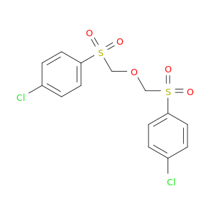 Benzene, 1,1'-[oxybis(methylenesulfonyl)]bis[4-chloro-