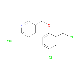3-[4-Chloro-2-(chloromethyl)phenoxymethyl]pyridine Hydrochloride