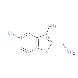 (5-chloro-3-methyl-1-benzothiophen-2-yl)methanamine