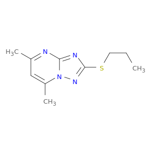 5,7-二甲基-2-(丙硫基)[1,2,4]三唑唑[1,5-A]嘧啶