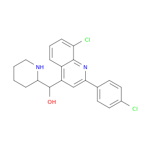 [8-chloro-2-(4-chlorophenyl)quinolin-4-yl](piperidin-2-yl)methanol