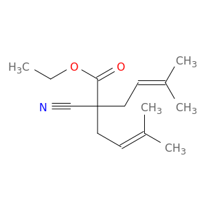 乙基2-氰基-5-甲基-2-(3-甲基-2-丁烯-1-基)-4-己酸酯