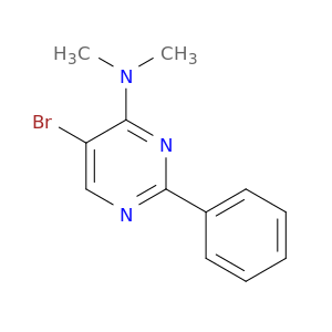 4-Pyrimidinamine, 5-bromo-N,N-dimethyl-2-phenyl-