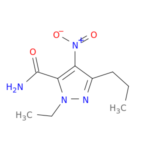 1-乙基-4-硝基-3-丙基-1H-吡唑-5-甲酰胺