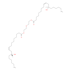 9-十八烷烯酸,12-羟基,氧代-2,1-乙醇酯,[R-[R*,R*-(Z,Z)]]-
