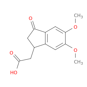 (5,6-dimethoxy-3-oxo-2,3-dihydro-1h-inden-1-yl)acetic acid