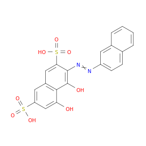 2,7-Naphthalenedisulfonic acid, 4,5-dihydroxy-3-(2-naphthalenylazo)-
