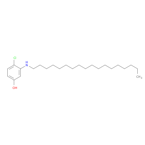 Phenol, 4-chloro-3-(octadecylamino)-