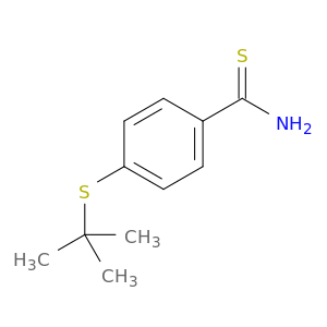 4-(tert-butylsulfanyl)benzene-1-carbothioamide