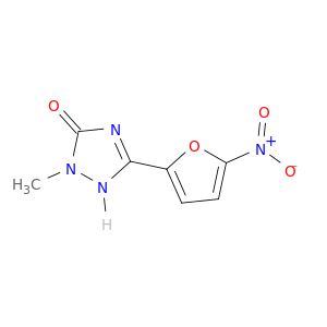3H-1,2,4-Triazol-3-one,1,2-dihydro-2-methyl-5-(5-nitro-2-furanyl)-