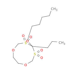 1,7,3,5-Dioxadithionane, 4-(pentyloxy)-4-propyl-, 3,3,5,5-tetraoxide