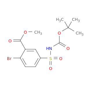 N-Boc-2-溴-5-氨基磺酰基苯甲酸甲酯
