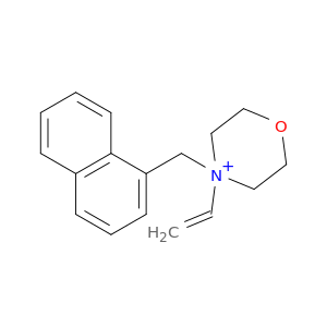 Morpholinium, 4-ethenyl-4-(1-naphthalenylmethyl)-