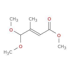 2-Butenoic acid, 4,4-dimethoxy-3-methyl-, methyl ester, (E)-