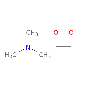Methanamine, N,N-dimethyl-, compd. with 1,2-dioxetane (1:1)