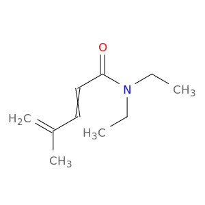 2,4-Pentadienamide, N,N-diethyl-4-methyl-