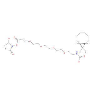 rel-2,5-二氧代吡咯烷-1-基 1-((1R,8S,9s)-二环[6.1.0]壬-4-炔-9-基)-3-氧代-2,7,10,13,16-五氧杂-4-氮杂十九烷-19-酸酯