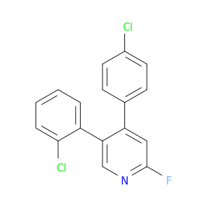 Pyridine, 5-(2-chlorophenyl)-4-(4-chlorophenyl)-2-fluoro-