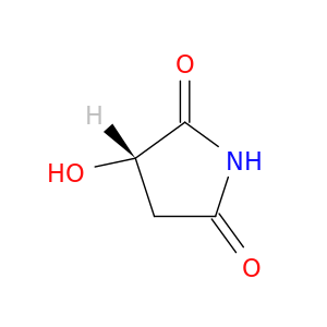 2,5-Pyrrolidinedione, 3-hydroxy-, (3S)-