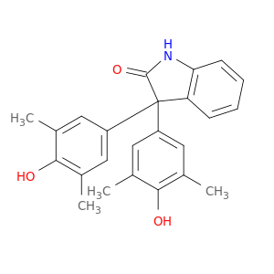 2H-Indol-2-one, 1,3-dihydro-3,3-bis(4-hydroxy-3,5-dimethylphenyl)-