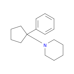 Piperidine, 1-(1-phenylcyclopentyl)-