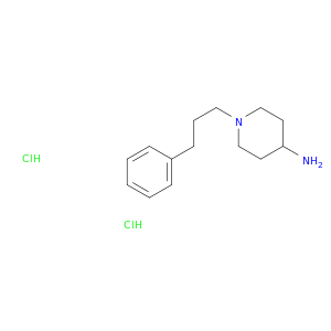 4-PIPERIDINAMINE, 1-(3-PHENYLPROPYL)-, HYDROCHLORIDE (1:2)