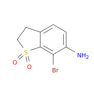 6-Amino-7-bromo-2,3-dihydro-1lambda6-benzothiophene-1,1-dione