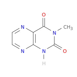 2,4(1H,3H)-Pteridinedione, 3-methyl-
