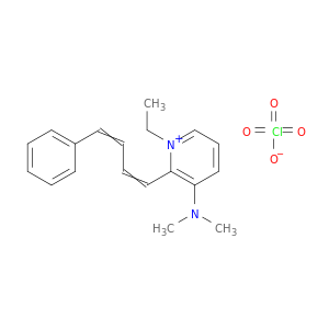 DIMETHYLAMINOPHENYLBUTADIENYL ETHYLPYRIDINIUM PERCHLORATE