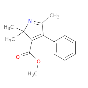 2H-Pyrrole-3-carboxylic acid, 2,2,5-trimethyl-4-phenyl-, methyl ester