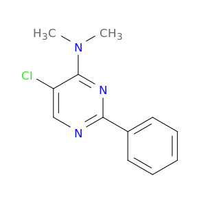 4-Pyrimidinamine, 5-chloro-N,N-dimethyl-2-phenyl-