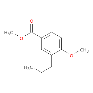 Benzoic acid, 4-methoxy-3-propyl-, methyl ester