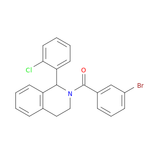 Isoquinoline, 2-(3-bromobenzoyl)-1-(2-chlorophenyl)-1,2,3,4-tetrahydro-