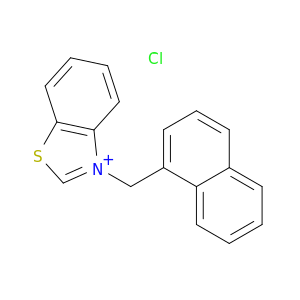 Benzothiazolium, 3-(1-naphthalenylmethyl)-, chloride