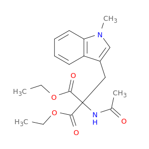 1,3-二乙基2-(乙酰氨基)-2-[(1-甲基-1H-吲哚-3-基)甲基]丙二酸酯