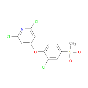 Pyridine, 2,6-dichloro-4-[2-chloro-4-(methylsulfonyl)phenoxy]-