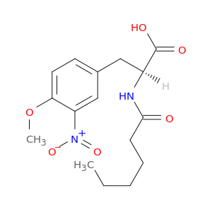 DL-Tyrosine, O-methyl-3-nitro-N-(1-oxohexyl)-