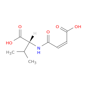 2-Butenoic acid, 4-[[(1R)-1-carboxy-2-methylpropyl]amino]-4-oxo-, (2Z)-